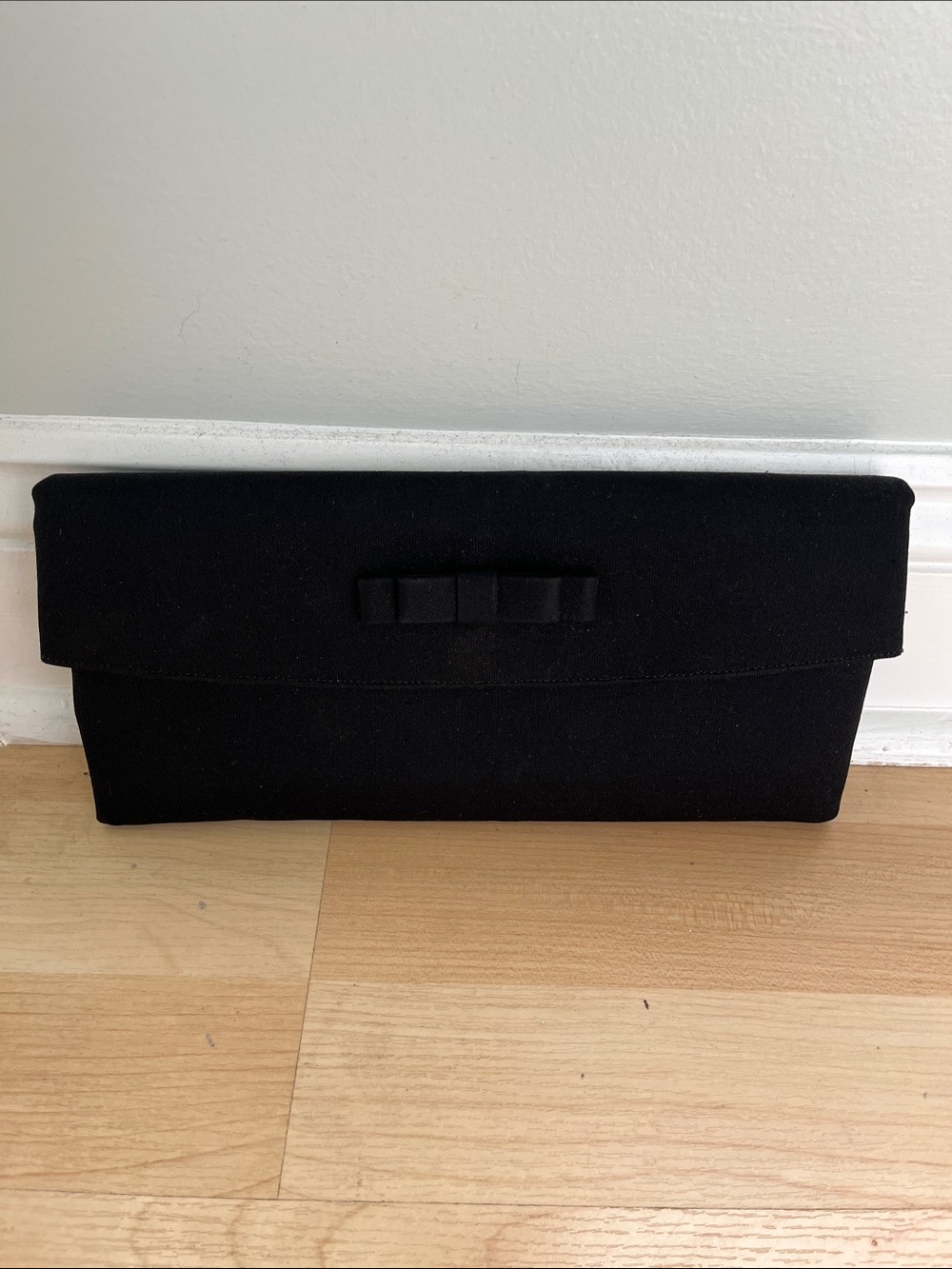 Vintage Mid-Century Black Evenings Clutch by Prestige